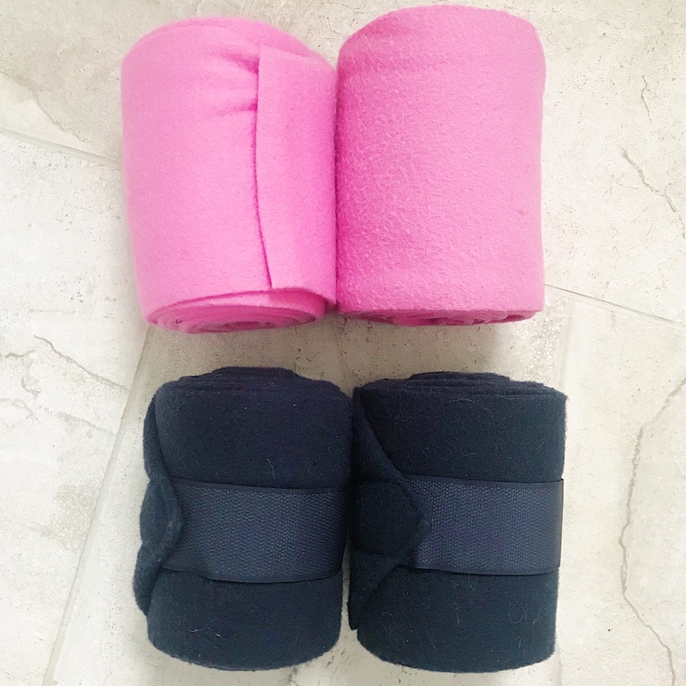 Set of 2 Fleece Horse Polo Wraps
